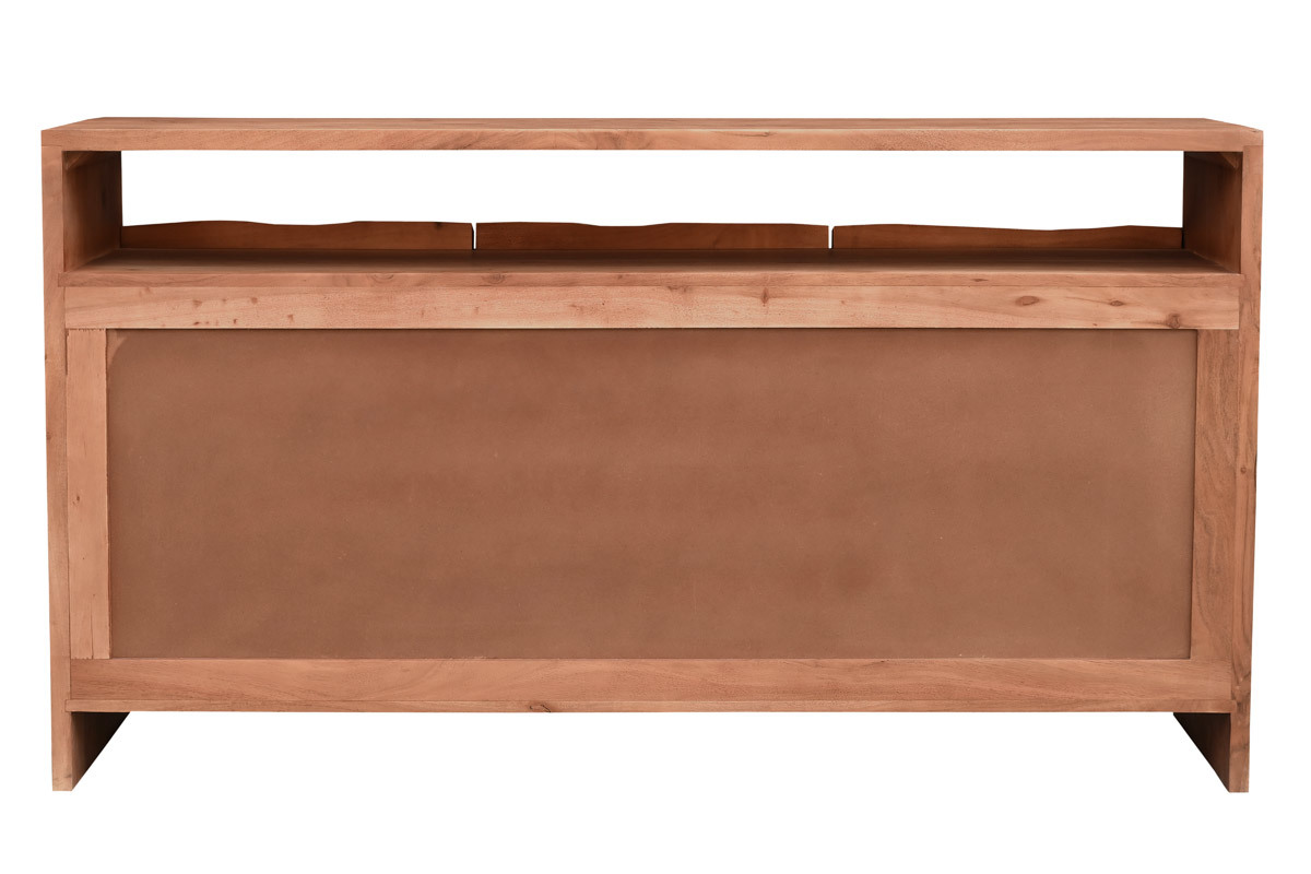 Aparador de madera maciza con 3 puertas 150 cm BOHEMIAN