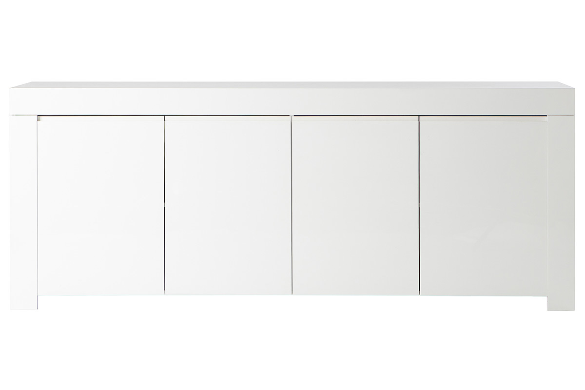 Aparador diseno 4 puertas lacada blanco ERIA
