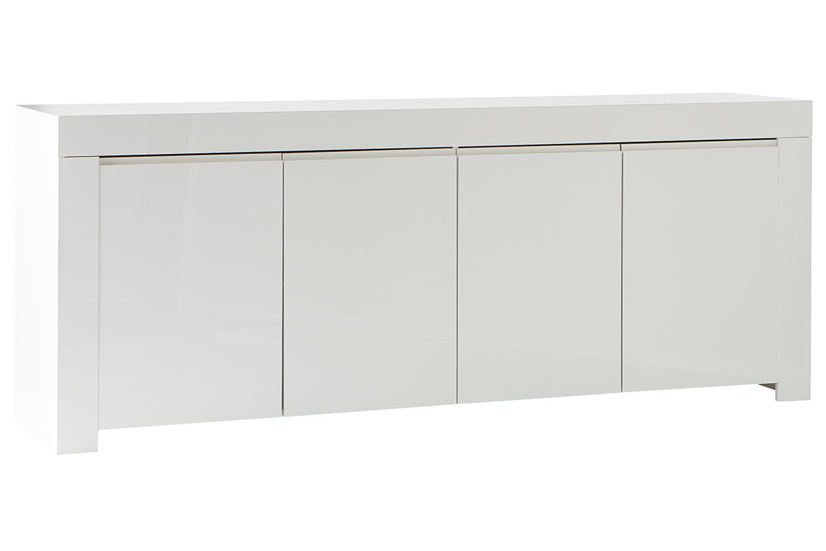 Aparador diseno 4 puertas lacada blanco ERIA