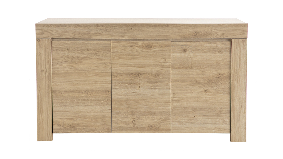 Aparador moderno acabado roble L138 cm TINO
