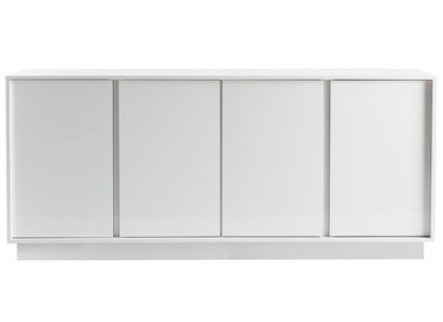 Aparador moderno blanco lacado brillante L180 cm COMO