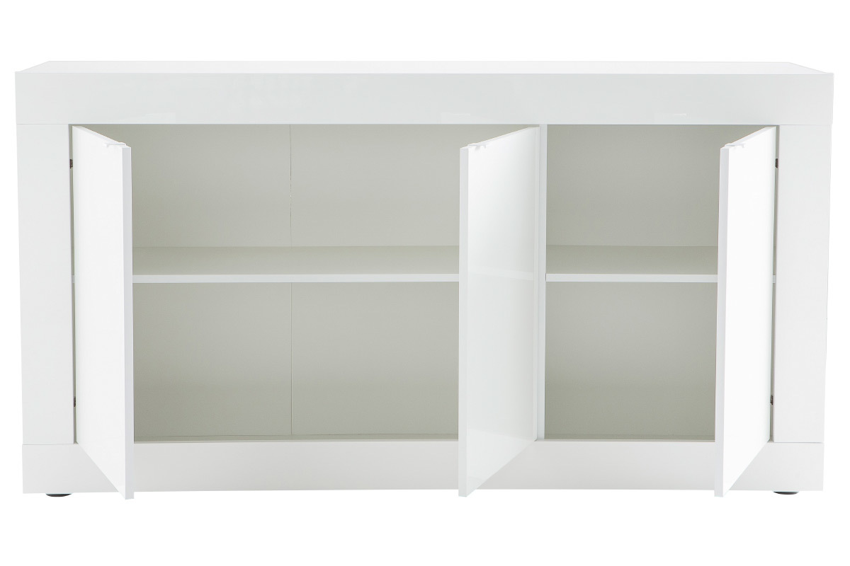 Aparador moderno lacado blanco 160cm LATTE