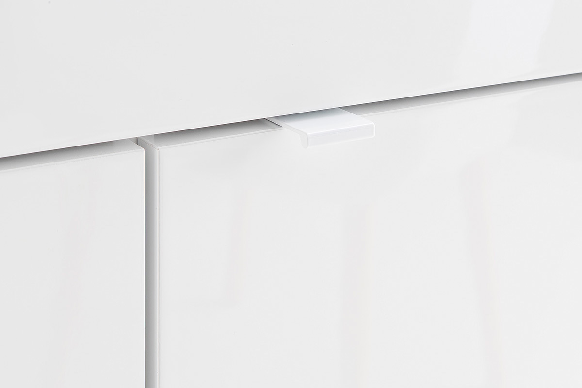 Aparador moderno lacado blanco 160cm LATTE