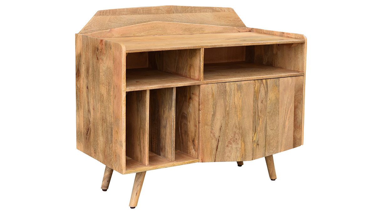 Aparador mueble de almacenaje vinilos en mango macizo MATAHARI