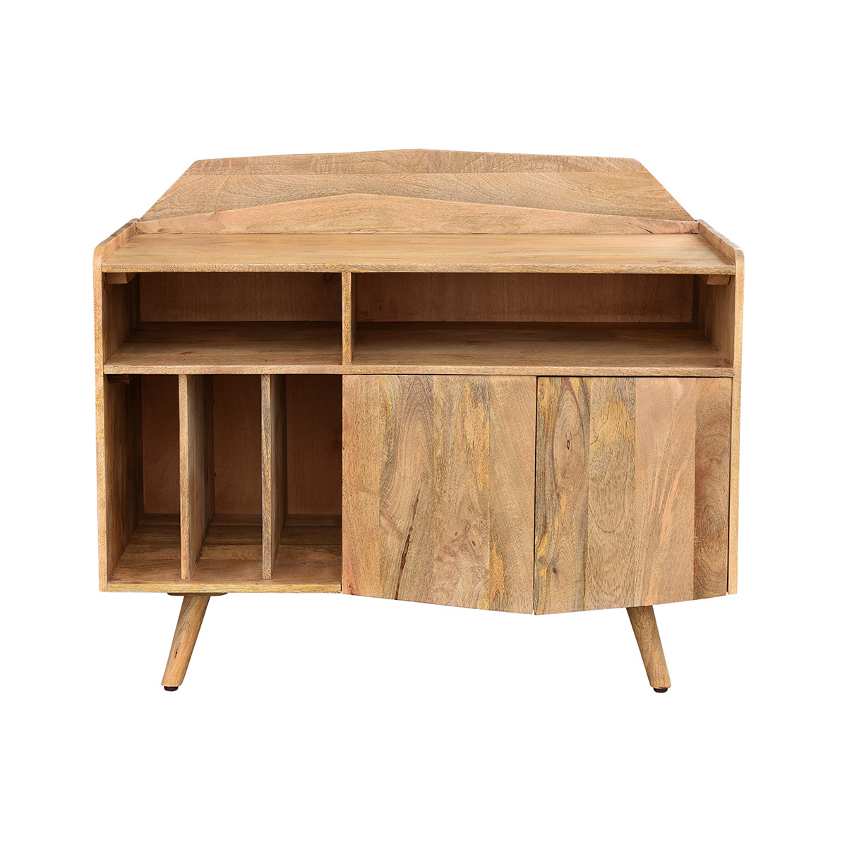 Aparador mueble de almacenaje vinilos en mango macizo MATAHARI