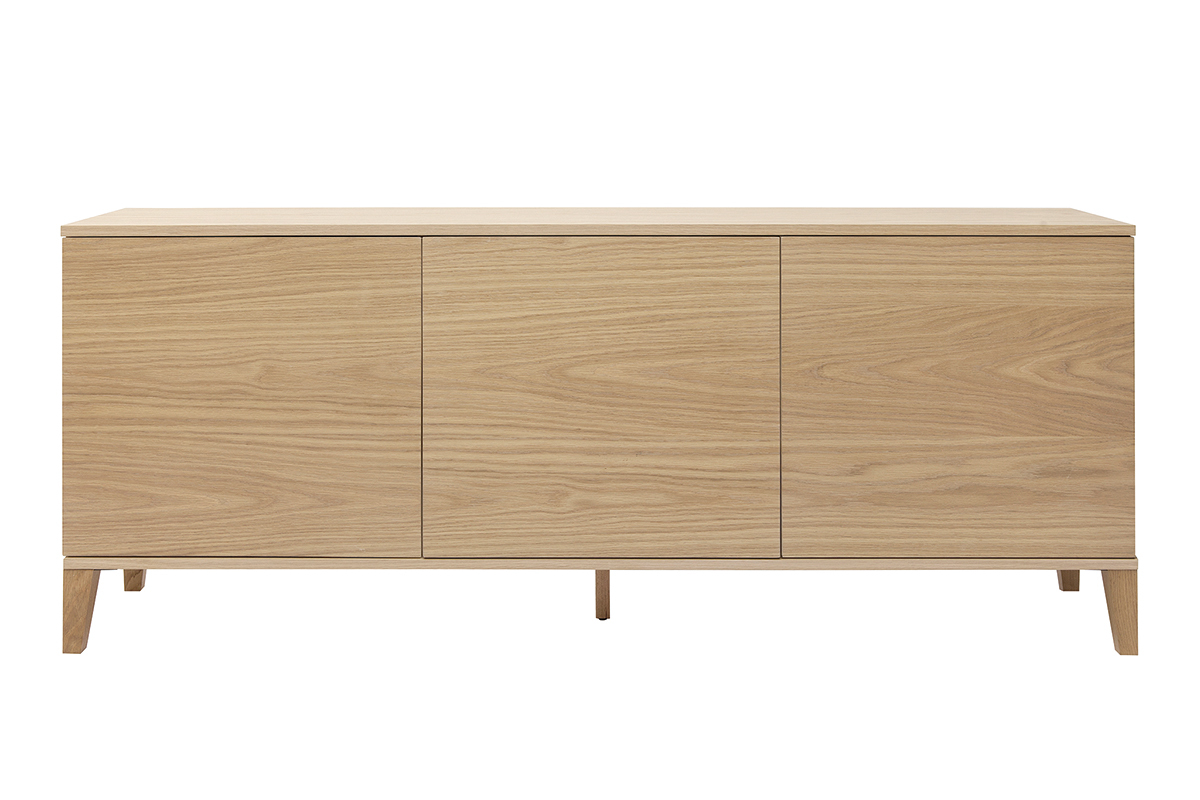 Aparador nrdico de madera clara 180 cm FREDDY