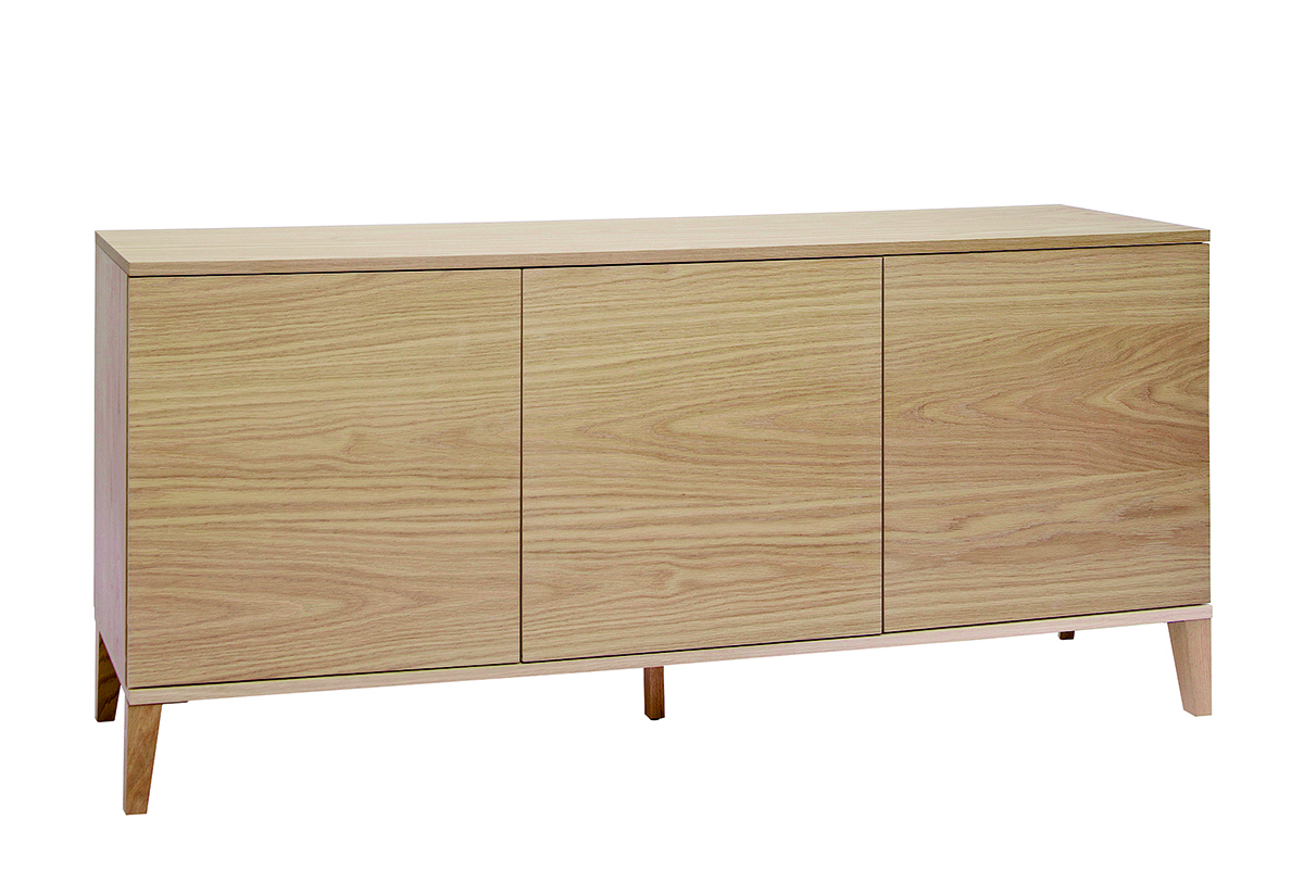 Aparador nrdico de madera clara 180 cm FREDDY