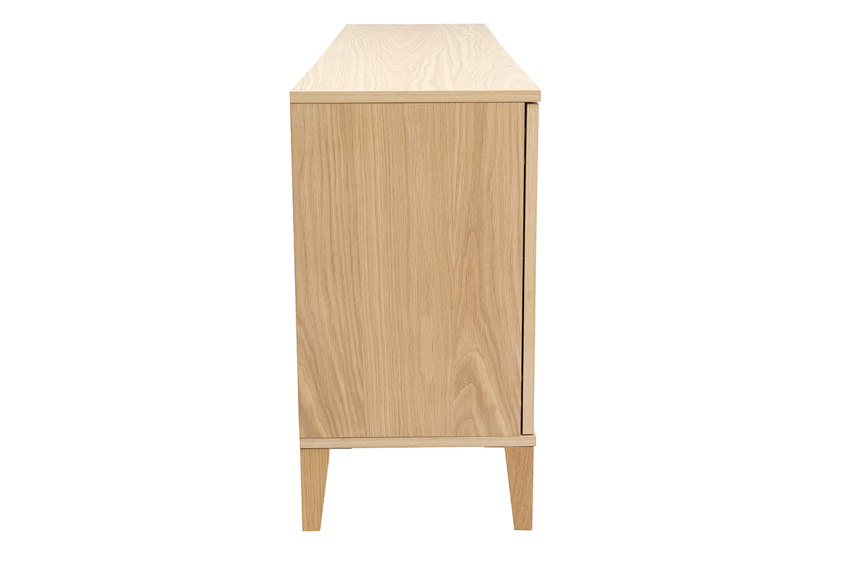 Aparador nrdico de madera clara 180 cm FREDDY