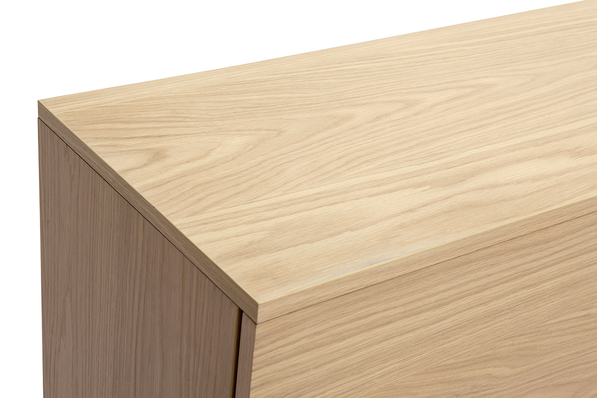 Aparador nrdico de madera clara 180 cm FREDDY