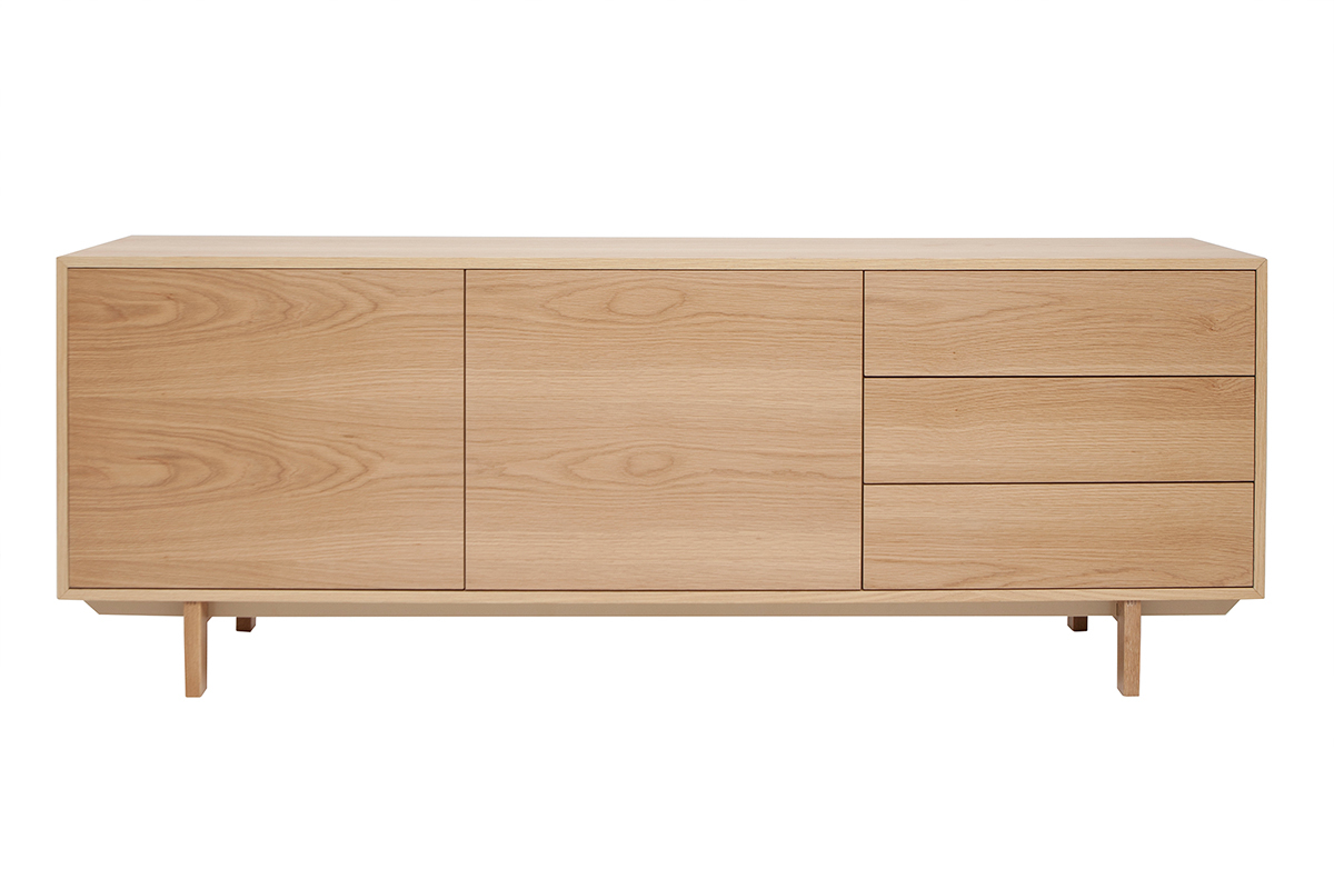 Aparador nrdico de madera clara 195cm SID