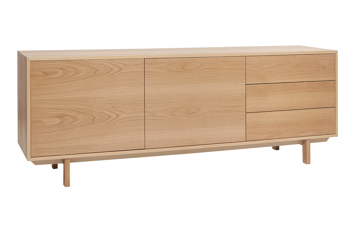 Aparador nrdico de madera clara 195cm SID