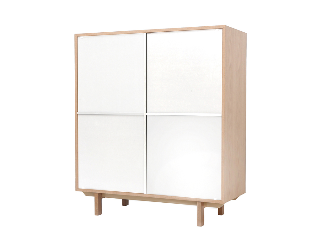 Aparador nórdico madera y blanco A125cm SID - Face Aparador nórdico madera y blanco A125cm SID