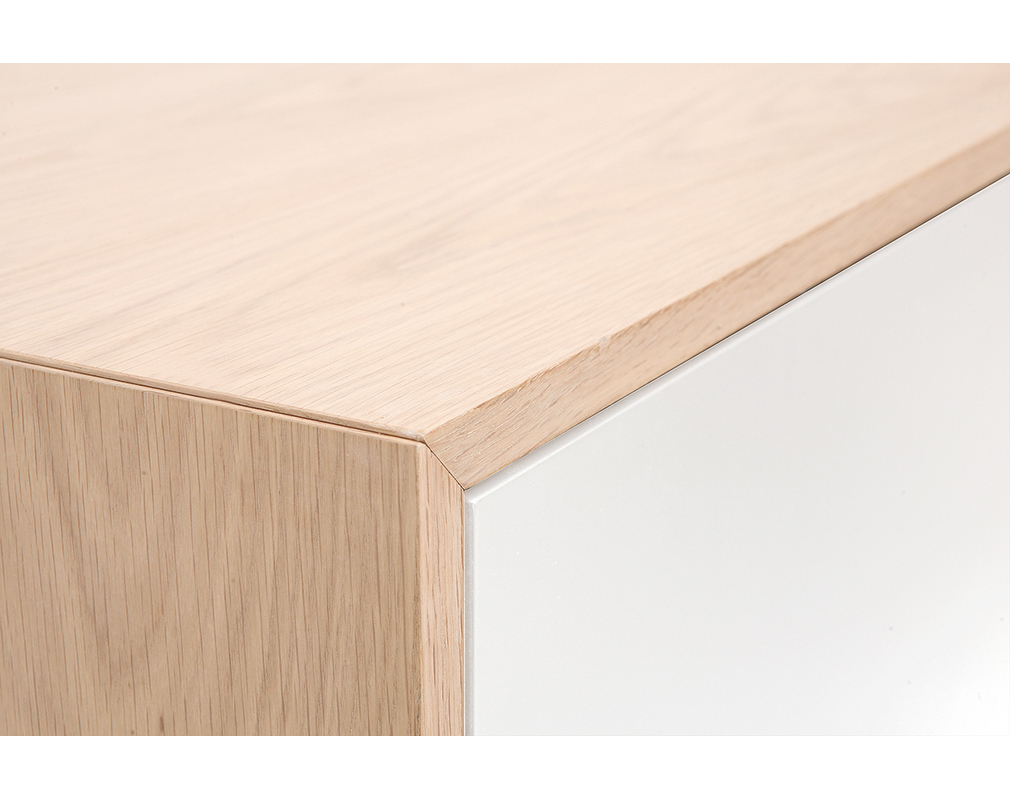 Aparador nórdico madera y blanco A125cm SID - Matiere Aparador nórdico madera y blanco A125cm SID