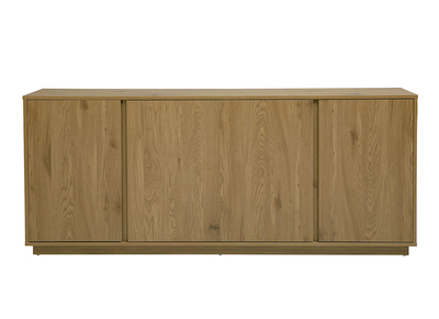 Aparador vintage acabado madera roble 4 puertas L180 cm MILLOR