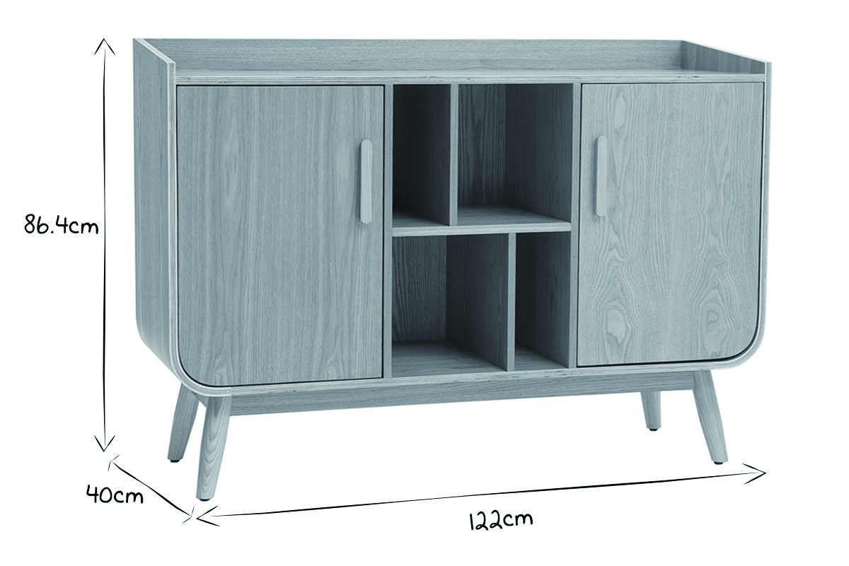 Aparador vintage madera nogal HALLEN