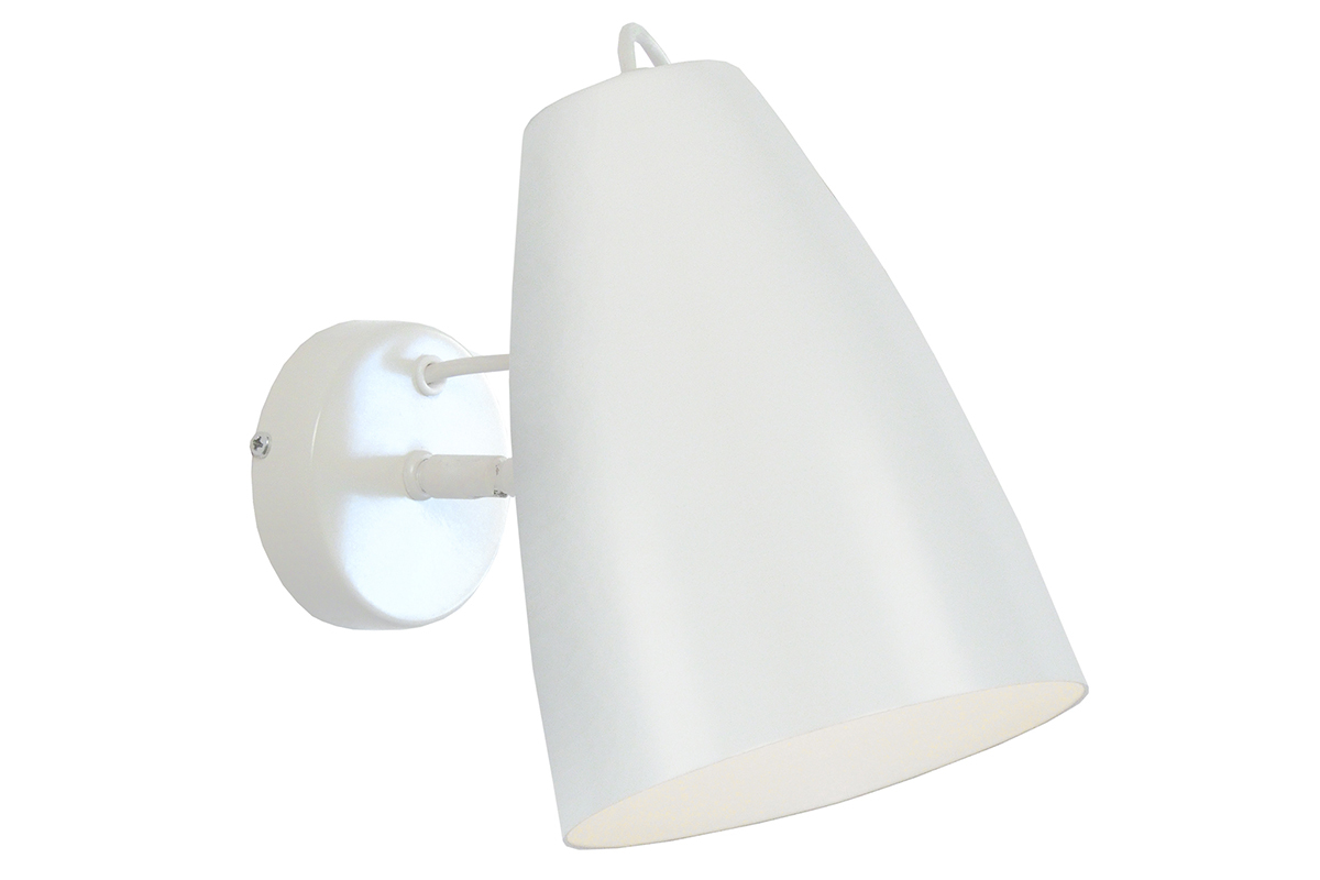 Aplique de pared diseo metal blanco FRIDAY