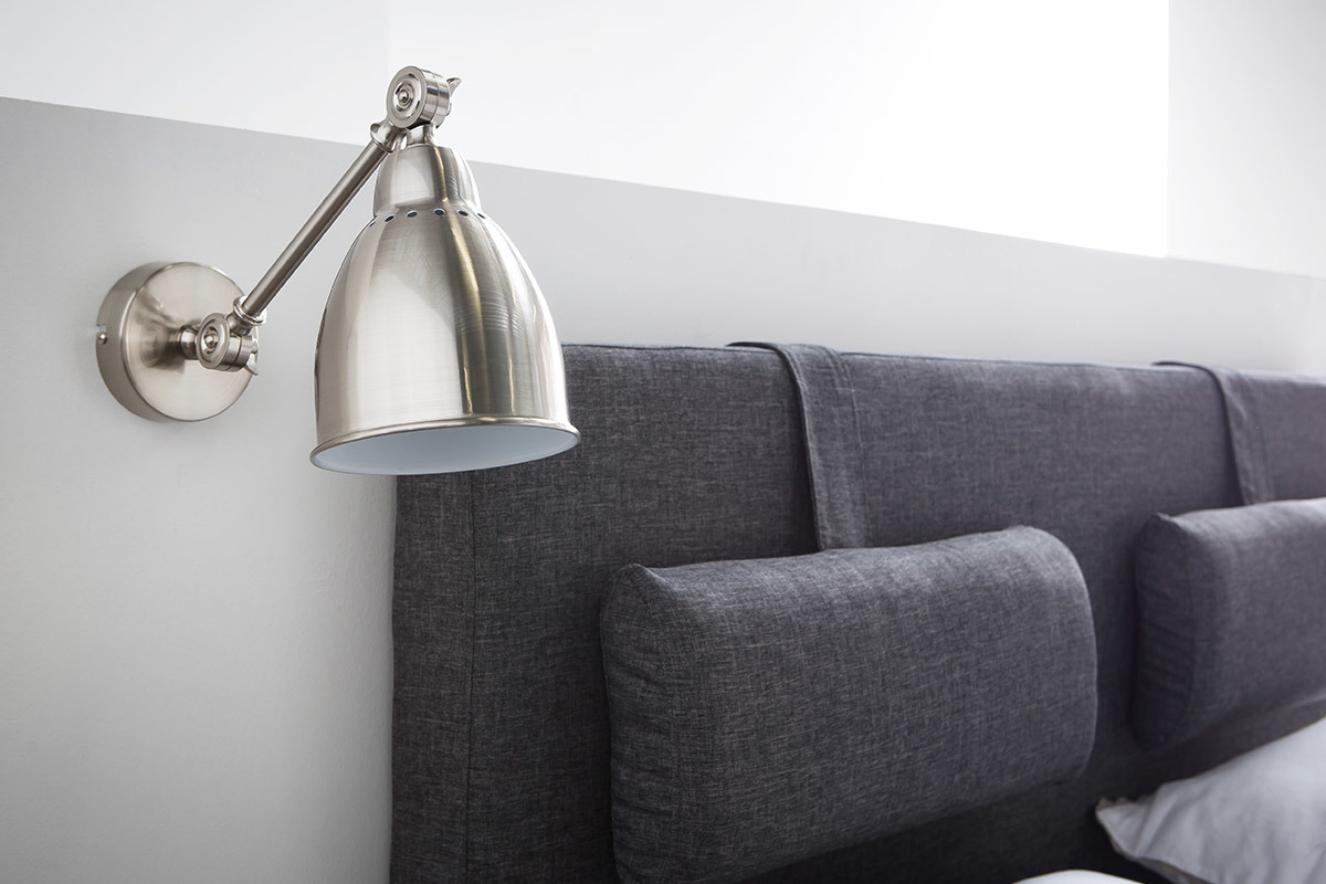 Aplique de pared metal n�quel PROJECT