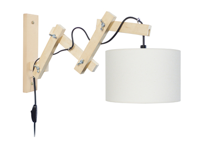 Aplique mural dise&ntilde;o articulado madera ARMS