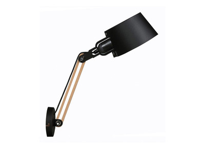 Aplique mural moderno metal negro BILLY