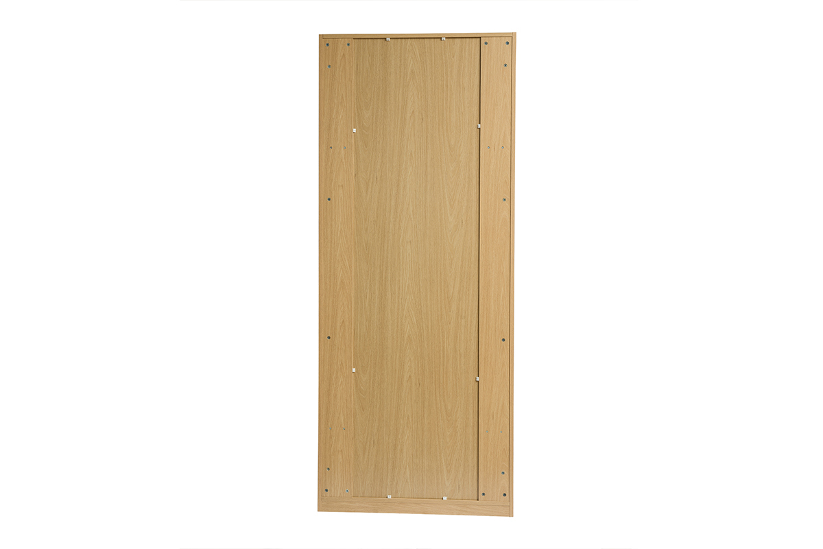 Armario con perchas acabado en madera de roble L90 cm GARENCE