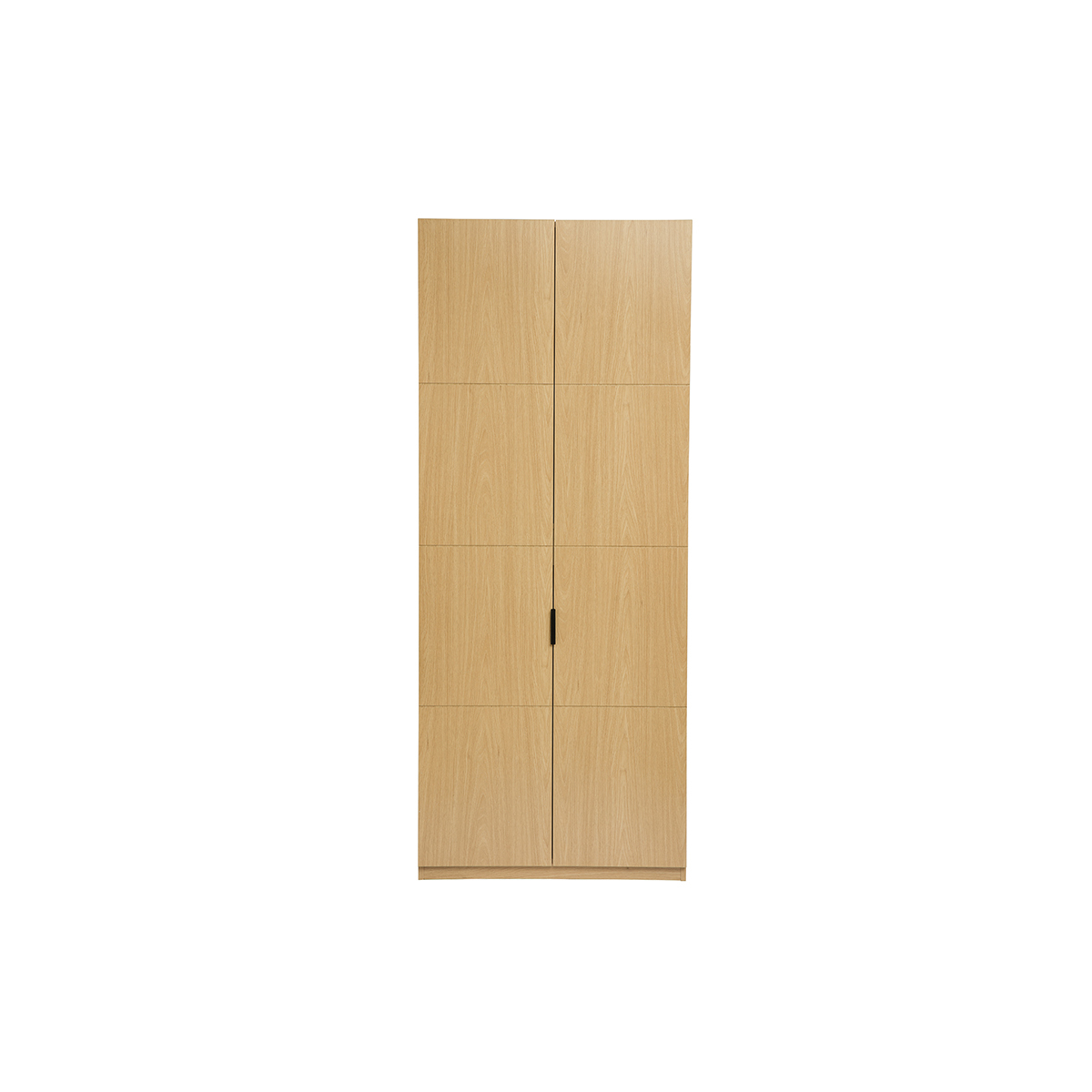Armario con perchas acabado en madera de roble L90 cm GARENCE