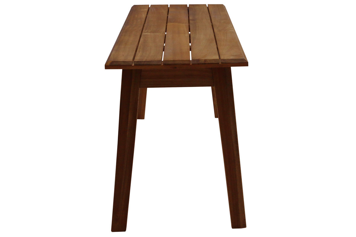 Banco de jardn de madera maciza 145 cm CANOPEE