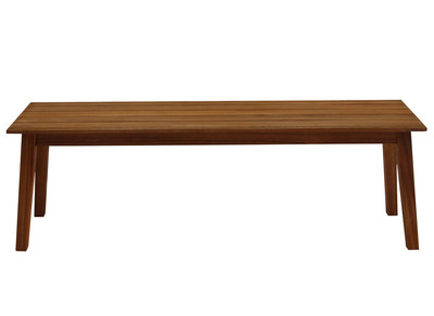 Banco de jardín de madera maciza 145 cm CANOPEE