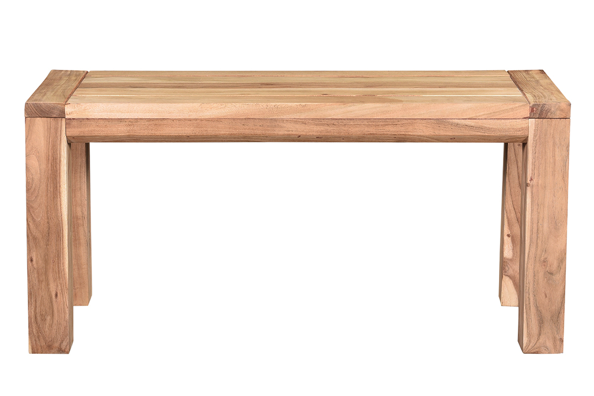 Banco de madera de acacia maciza 95 cm BALTO