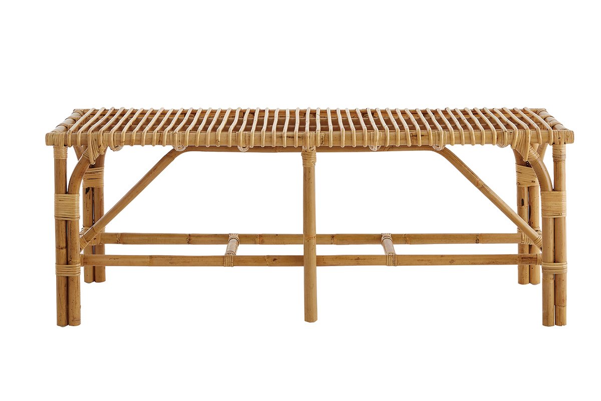 Banco de ratn 120cm SUNNY