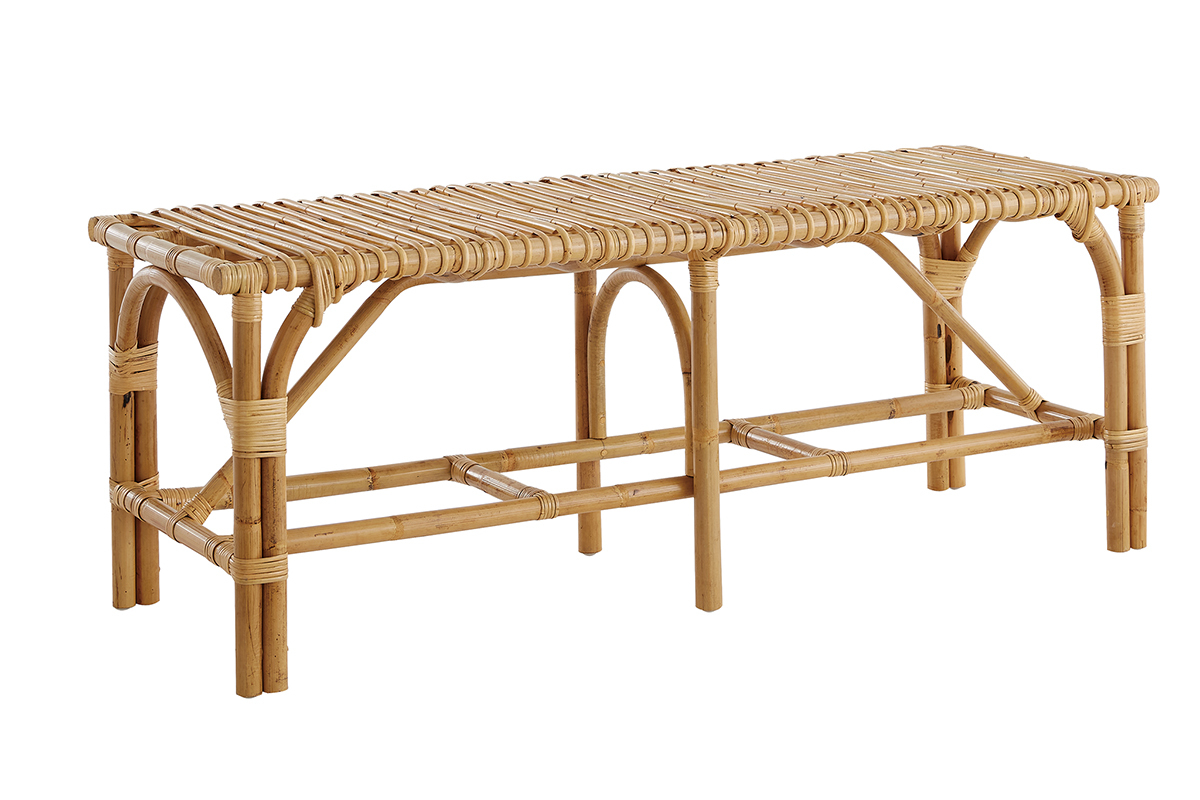 Banco de ratn 120cm SUNNY