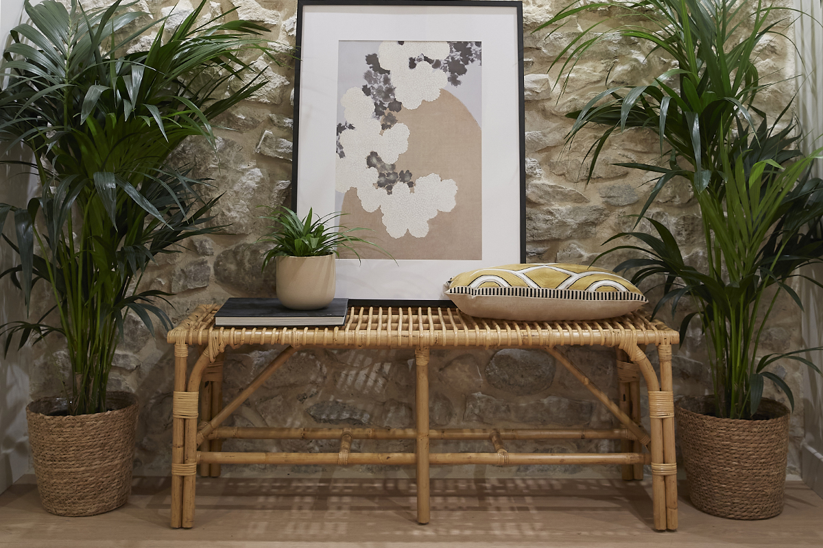 Banco de ratn 120cm SUNNY
