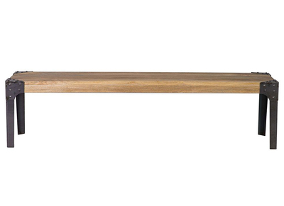 Banco diseño industrial metal y madera 180cm MADISON