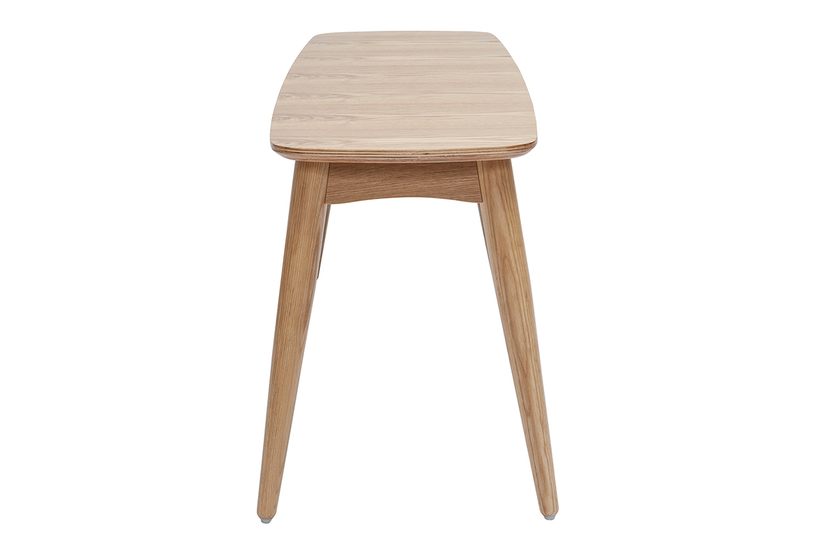 Banco estilo nrdico de fresno 130 cm de anchura NORDECO