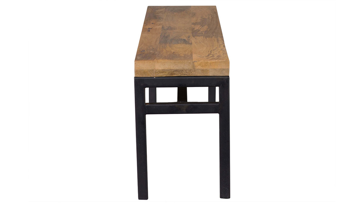 Banco industrial madera y metal 140 cm YPSTER