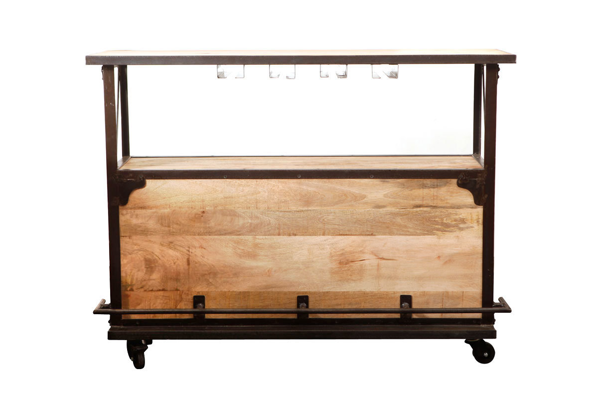 Bar dise�o industrial madera maciza INDUSTRIA