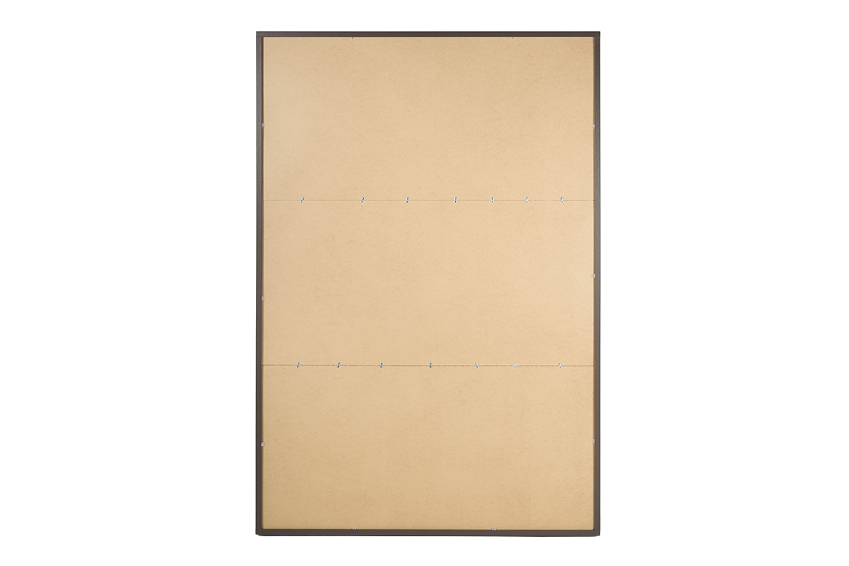 Biblioteca escandinava con acabado en madera oscura nogal L140 cm EPURE