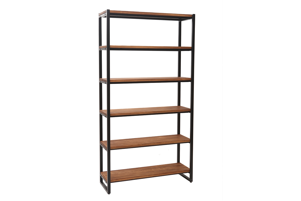 Biblioteca industrial metal y madera ARISTOTE