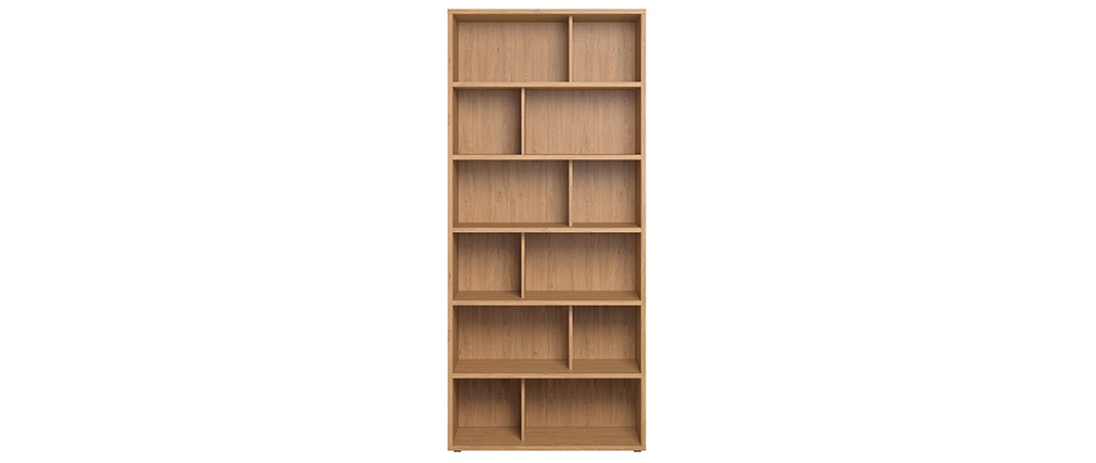 Biblioteca madera clara EPURE