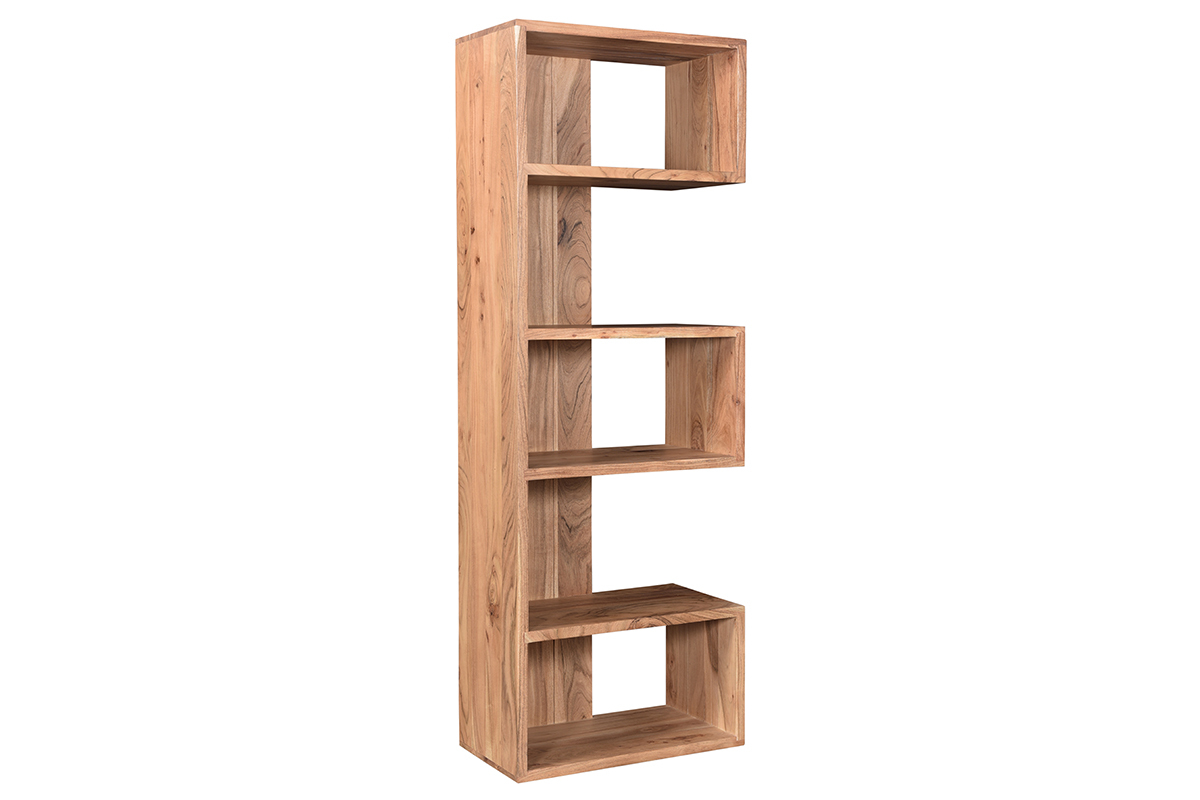Biblioteca moderna en acacia 60 cm CHAPMAN