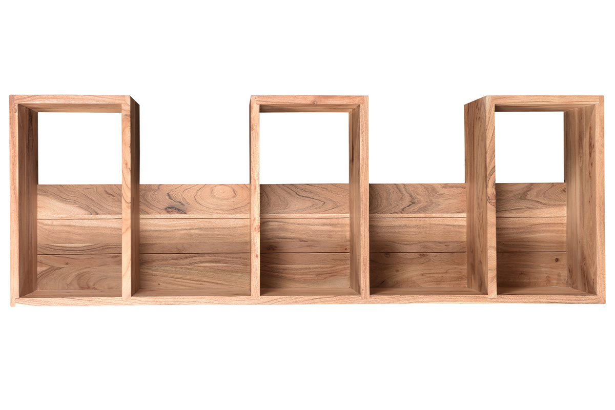 Biblioteca moderna en acacia 60 cm CHAPMAN