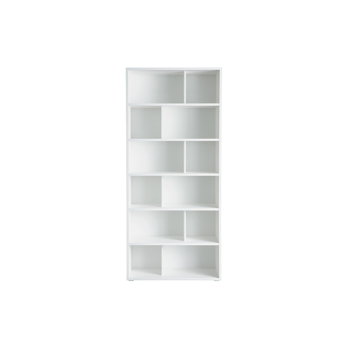 Biblioteca moderna en madera blanca EPURE