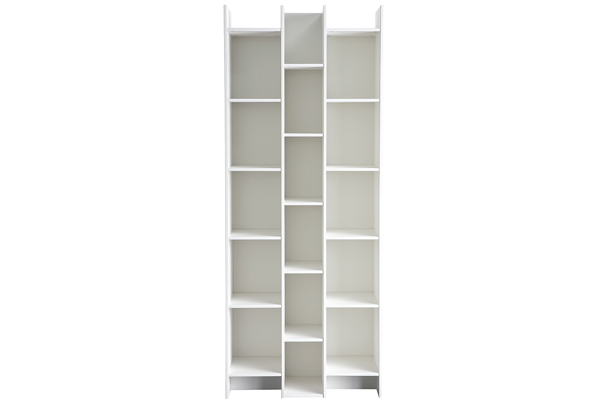 Biblioteca moderna madera blanca CLIMB
