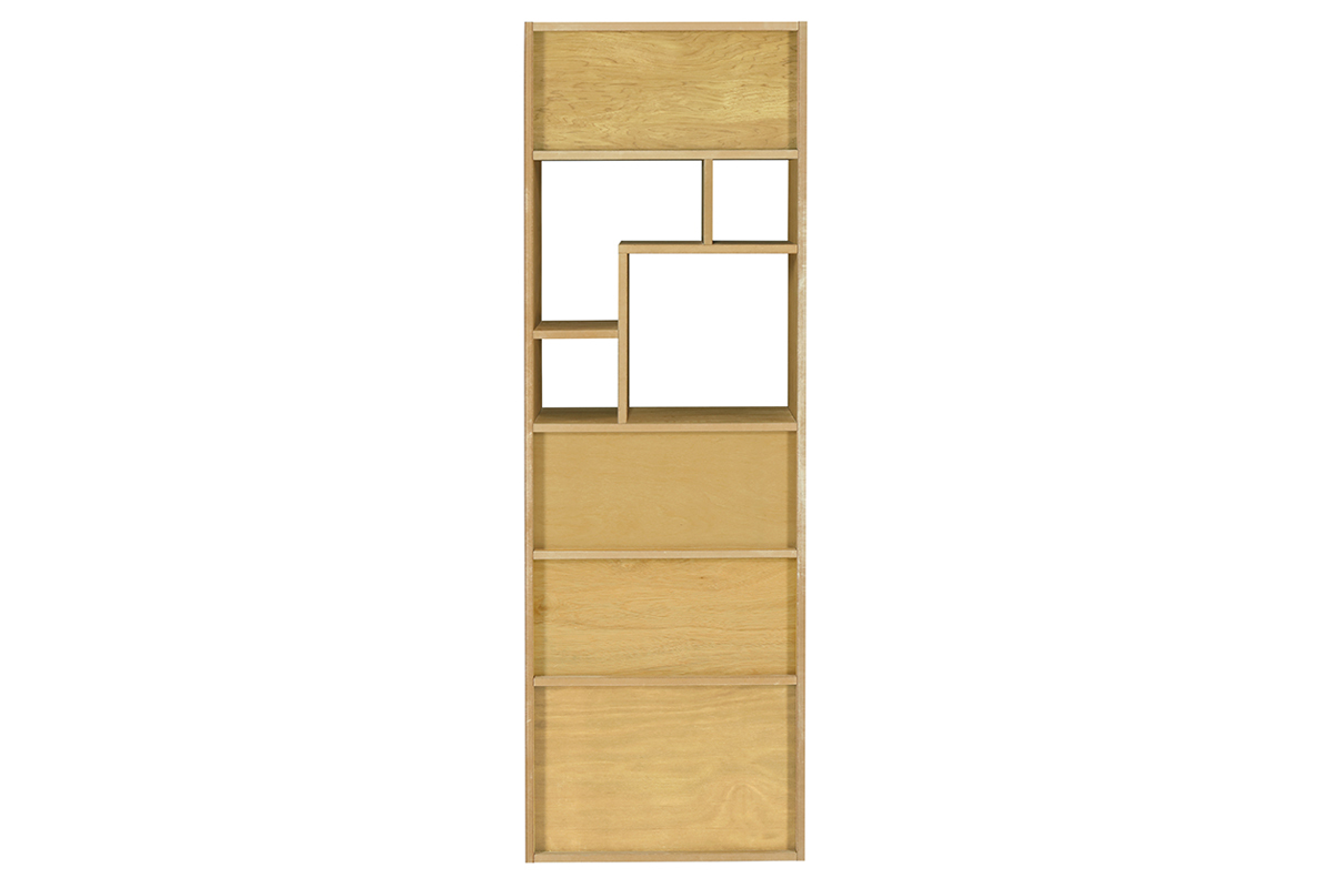 Biblioteca moderna madera clara L60 cm WALANG
