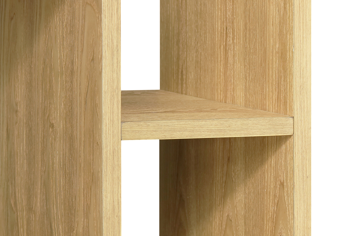 Biblioteca moderna madera clara L60 cm WALANG