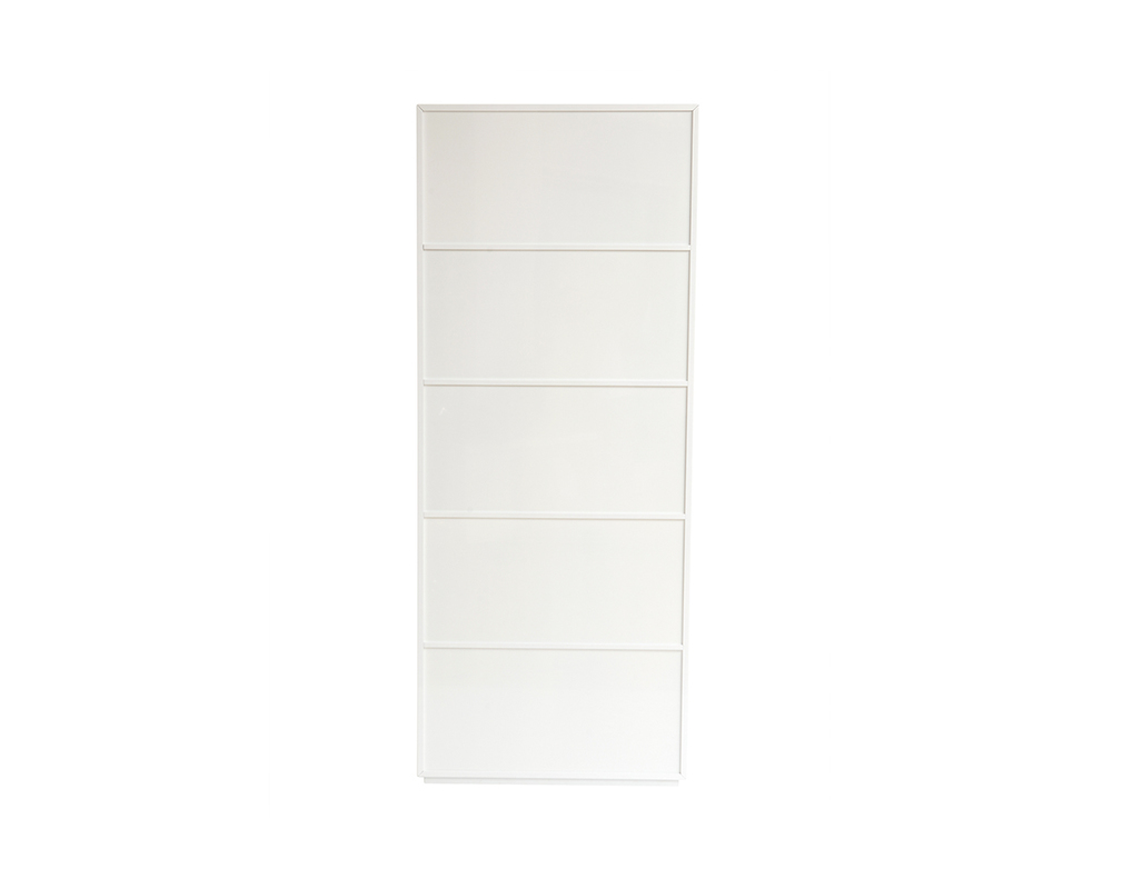 Biblioteca modular blanco y roble JAZZ - Droite Biblioteca modular blanco y roble JAZZ