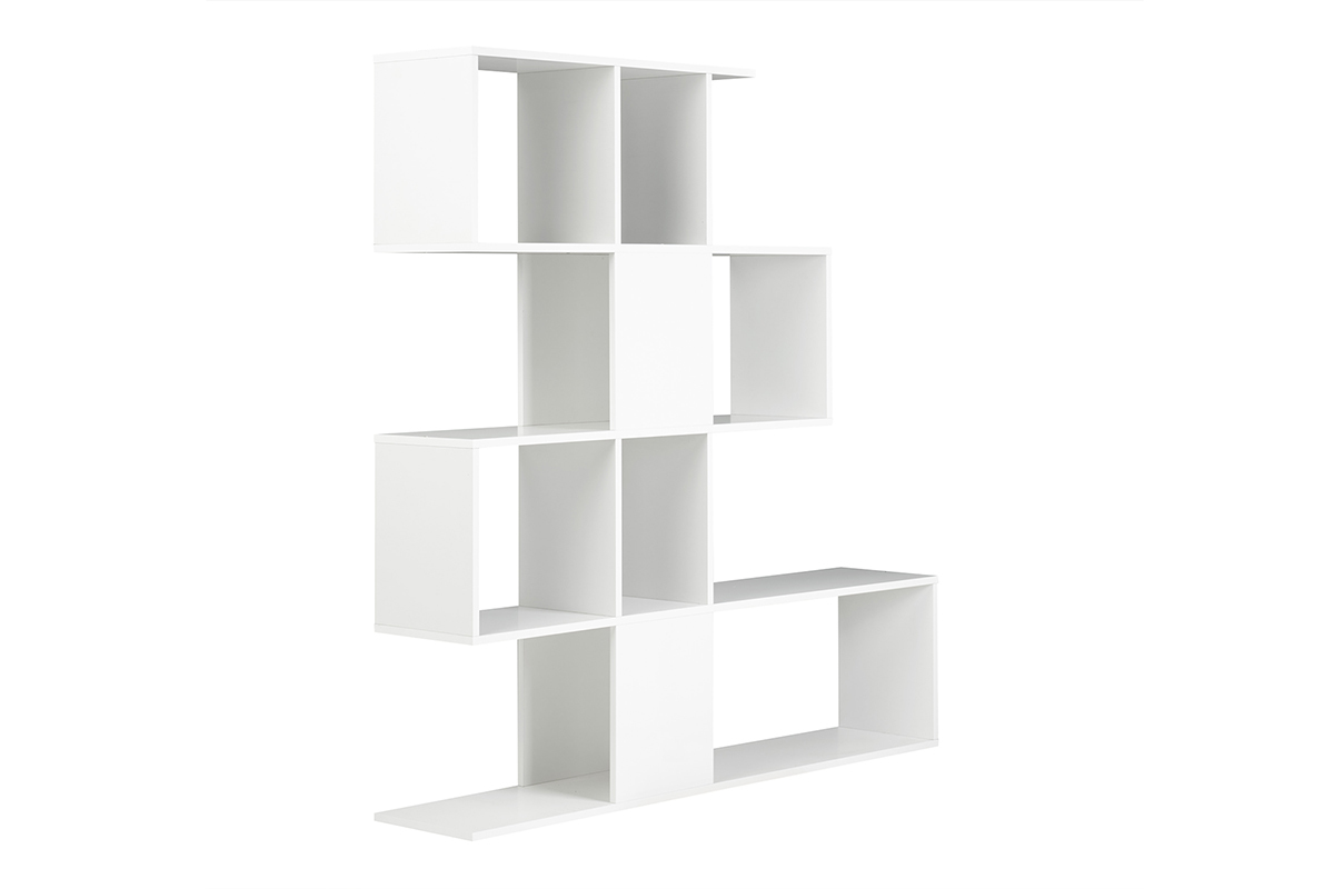 Biblioteca separador blanco lacado brillante A147 cm COMO