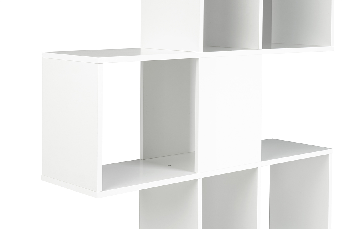 Biblioteca separador blanco lacado brillante A147 cm COMO