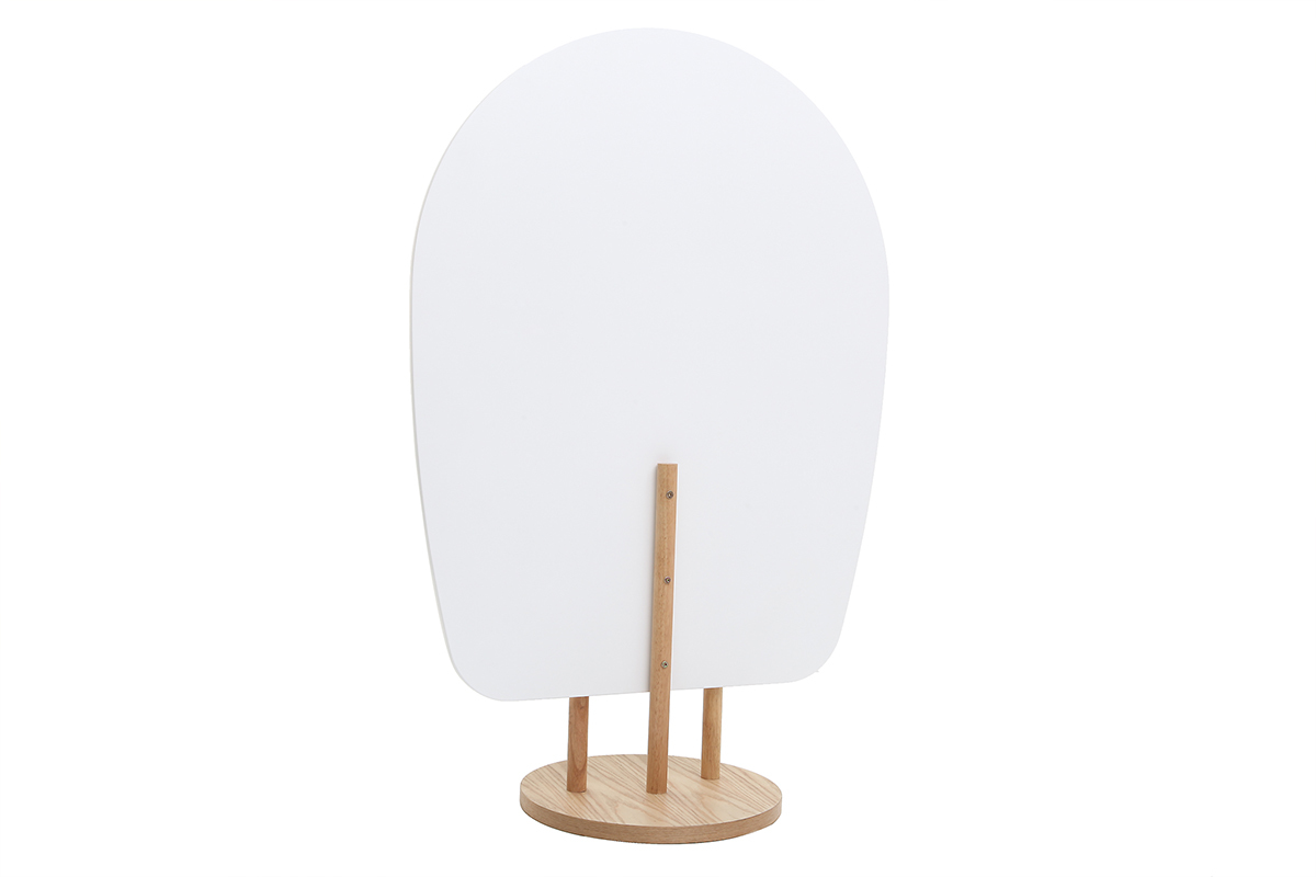 Biombo nrdico-japons madera blanco JAPANSK