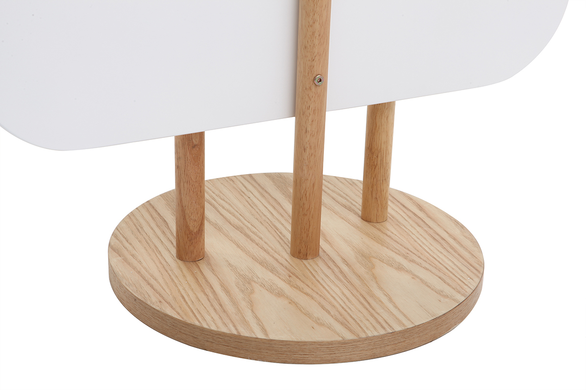 Biombo nrdico-japons madera blanco JAPANSK