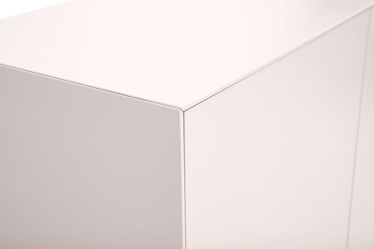 Buffet alto beige 2 puertas 1 caj�n L90 cm GRAY